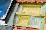 Вырезать теплоизоляцию на крыше