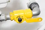 Запорный кран для газового котла Запорный кран для газового котла