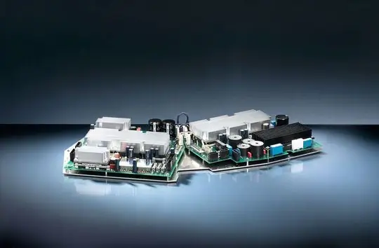 Блок питания выполнен по индивидуальному заказу для использования во вращающемся портале компьютерного томографа