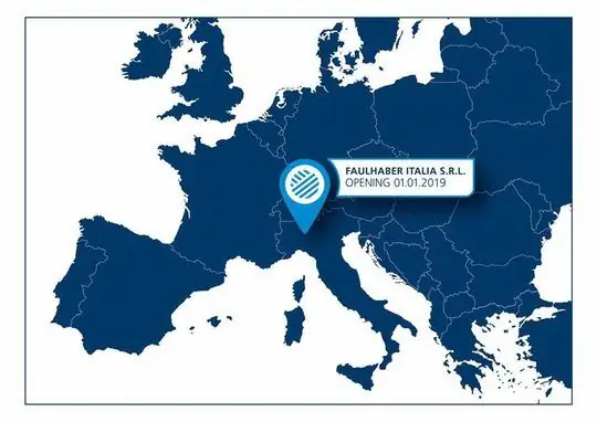 Торговая компания находится в Ломаццо в Италии, к северу от Милана