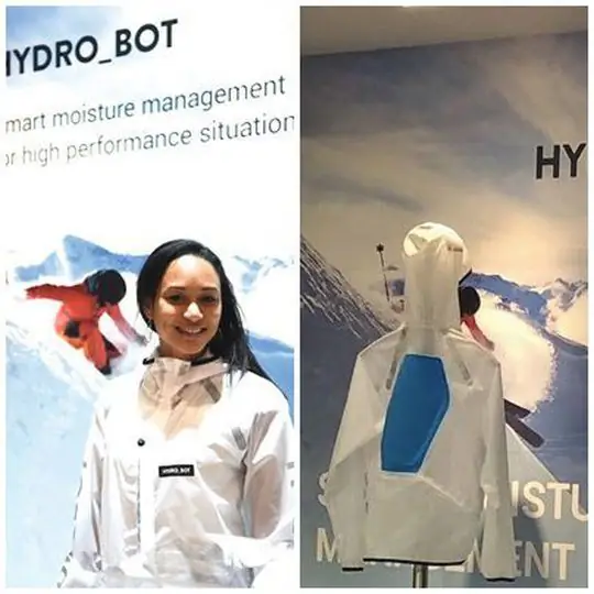 Прототип электроосмотической лыжной куртки