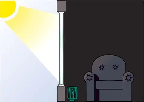 Антибликовая защита у окна