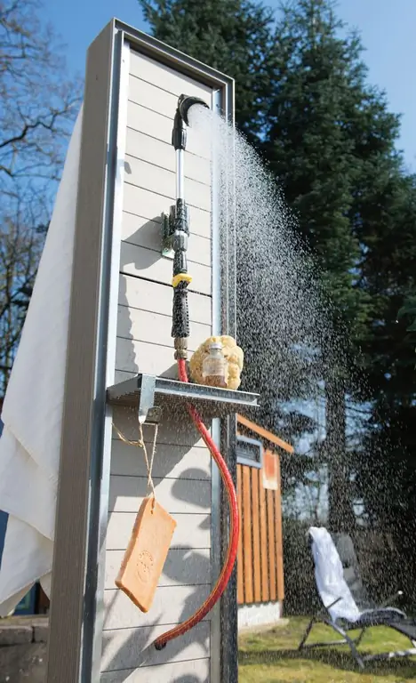 Построить садовый душ самостоятельно