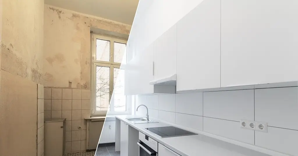 Ремонт старой кухни Formica