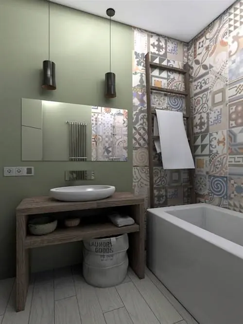 Эффектная мозаичная плитка для ванной комнаты