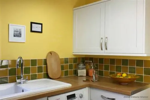 7 стильных вариантов для цветной кухни