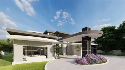 Ультрасовременная изогнутая резиденция от Francois Marais Architects