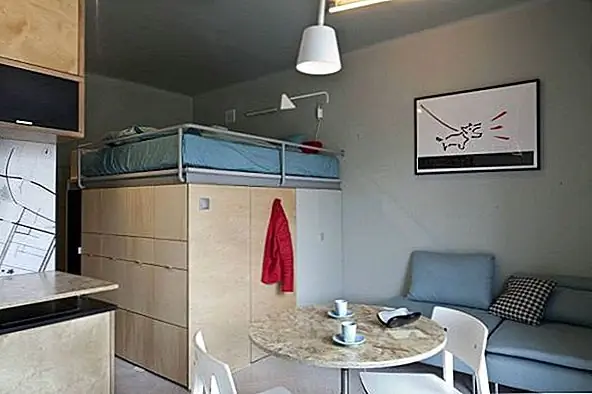 22 кв. Метра квартиры с гениальными решениями для хранения и веселья