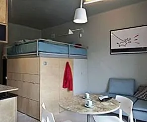 22 кв. Метра квартиры с гениальными решениями для хранения и веселья