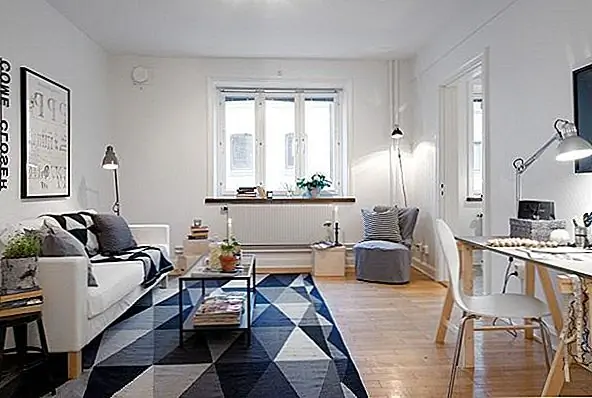 40 квадратных метров квартира с хорошо известным шведским дизайном интерьера