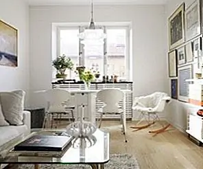 Апартаменты площадью 47 квадратных метров с дизайнерской мебелью и скандинавским декором