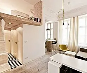 Очень умное и творческое использование пространства в квартире площадью 29 квадратных метров