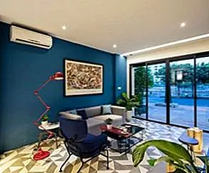 Высококлассные апартаменты занимают два верхних этажа офисного здания