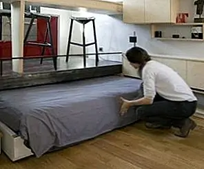 Квартира площадью 130 квадратных футов с очень креативными решениями для хранения