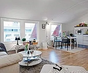 Очаровательная и стильная мансарда в здании 18-го века