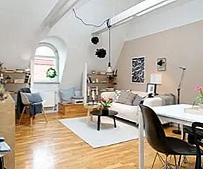 42-метровая чердачная квартира с тонким оттенком цвета