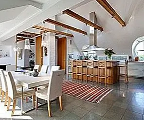 Стокгольмский пентхаус с террасами на крыше