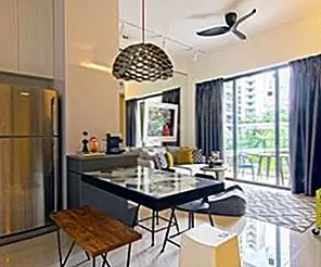 Художественное обновление эклектичной квартиры в Сингапуре