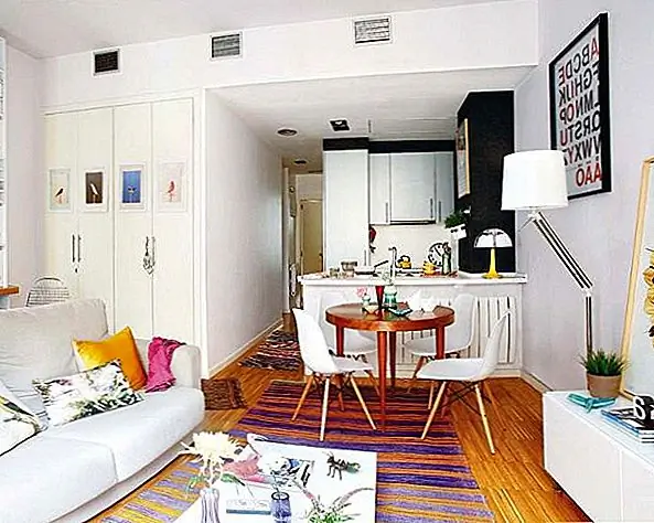 Уютная крошечная квартира в Мадриде с юным и шикарным интерьером