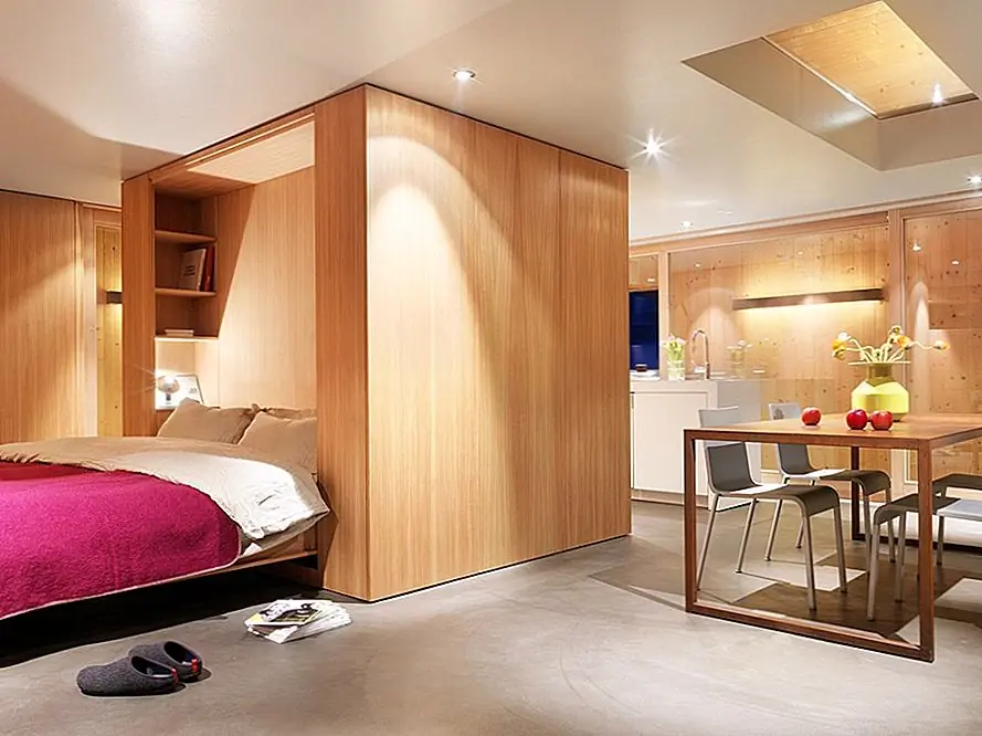 Бывшее здание швейцарской армии превращено в небольшое шале: Арсенал B47