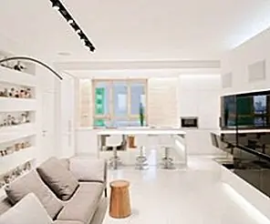 Минималистский дизайн интерьера квартиры с роскошным прикосновением