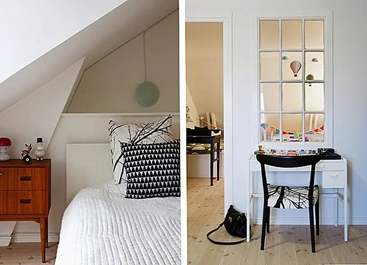 Квартира «Два в одном» в Шведенисе, обставленная различными базарными базарными базами, теперь имеет прекрасную атмосферу, немного деревенский стиль, но очень скандинавский и чистый. {Найден на expressen и designattacator}.