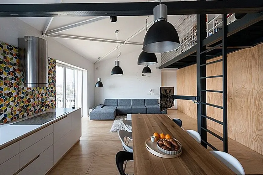 Промышленная лофт-квартира в Братиславе