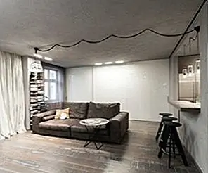 Современная, деревенская и промышленная встреча в шикарной московской студии