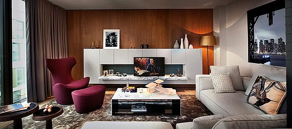 Нью-Пентхаус в Лондоне, исходящий спонтанностью и цветом