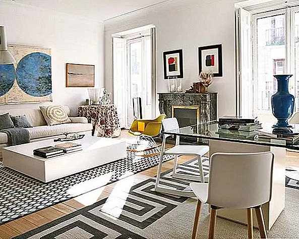 Дизайн интерьера открытой квартиры в Мадриде