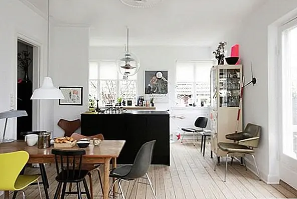 Ретро 92 квадратных метров квартиры в Дании