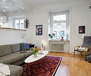 Современная шведская квартира с деталями прошлого