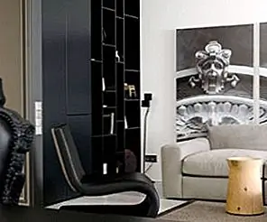 Стильная квартира дает минимализм Готический магнетизм