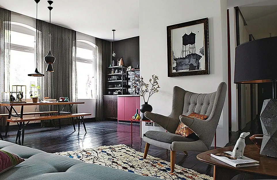 Стильная и «Драматическая» квартира в Берлине Дизайн Питера Ференца