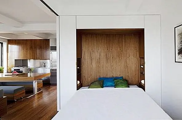 Крошечная однокомнатная квартира с оригинальными дизайнерскими решениями