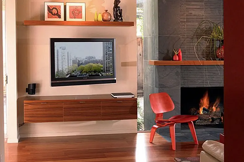 Настенное крепление на телевизоре с возможностью поворота означает, что телевизор может поворачиваться в сторону более чем одной области.