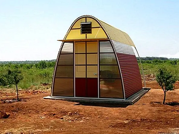 Устойчивый дом, который может быть построен менее чем за один день