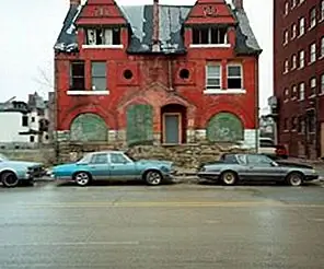 Некоторые из заброшенных домов в Детройте, сфотографированные Кевином Бауманом