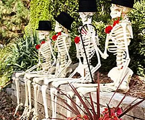 7 способов украсить черепами и скелетами для Хэллоуина