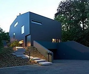 Современная вилла с черным фасадом Schuler в Швейцарии