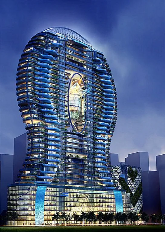 Жидкостная конструкция, запечатленная в стеклянной ванной