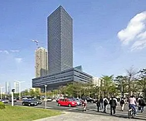 Новое здание биржи OMA, впечатляющий проект в Китае