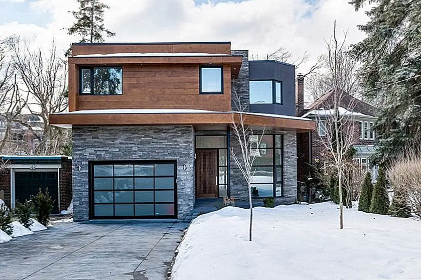 Вдохновляющая схема дизайна демонстрируется 285 резиденцией Чаплин-Полумесяц в Канаде