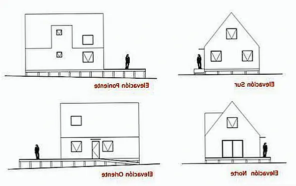 Что касается интерьера, внутренняя структура функционально организована. Общественные зоны имеют двойные потолки высотой, а спальни - наверху и имеют наклонные стены. В доме также есть палуба, черная, как и остальная часть дома. Интересная часть этого проекта заключается в том, что он является частью более широкой концепции. Это в основном прототип дома, и есть еще много подобных. Архитекторы проектируют дома заранее, и только после этого они беспокоятся о сайте. Это интересный процесс, который меняет порядок вещей, но, кажется, работает хорошо. {Найден в Archdaily}.
