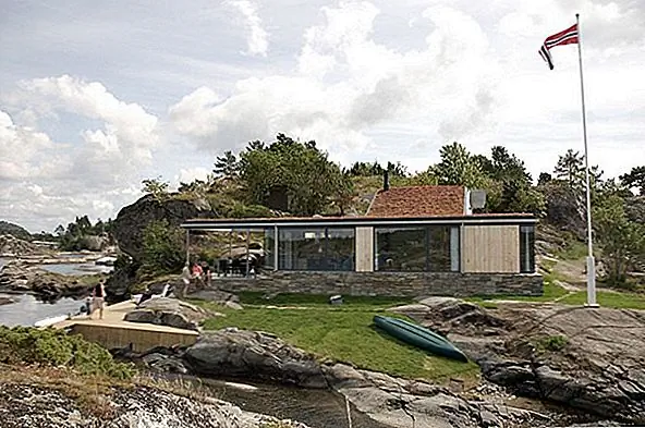 Отпуск с низким уровнем обслуживания в Норвегии: Летний дом Skåtøy