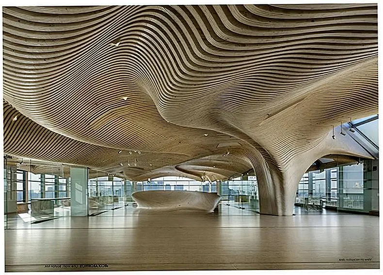 Скульптурная реконструкция в Кембридже, построенная с использованием пользовательского фрезерования