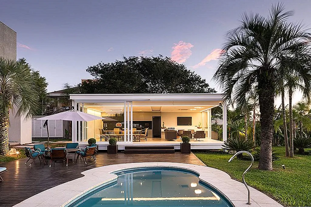 Стройные линии Обрамление Завораживающие виды: Современный дом в Бразилии