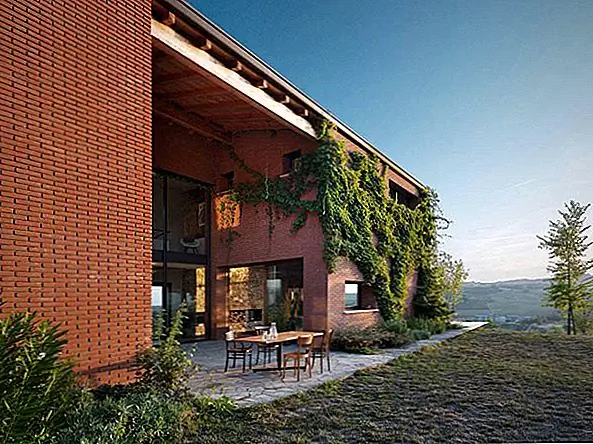 Sun-Touched Современный загородный дом в сельской Италии