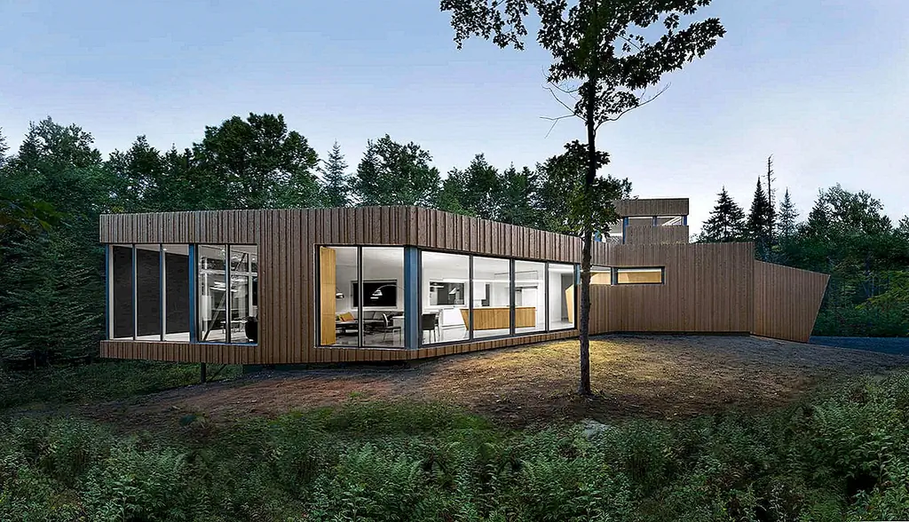 Устойчивое домашнее хозяйство укоренено в настройке Lac Grenier