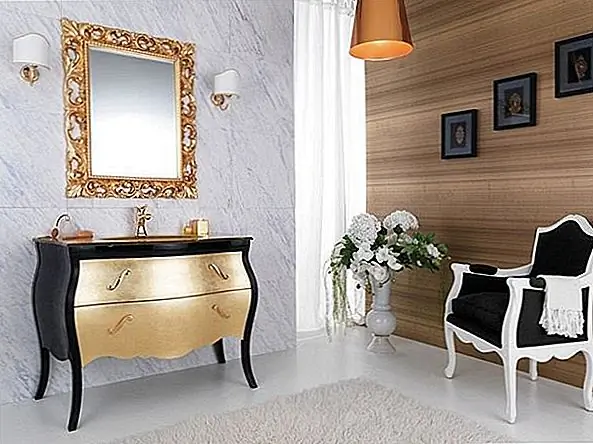 Еще одно золото отделки умывальника от Legnobagno